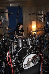Veronica Bellino recording with the Ford Maverick Kit.